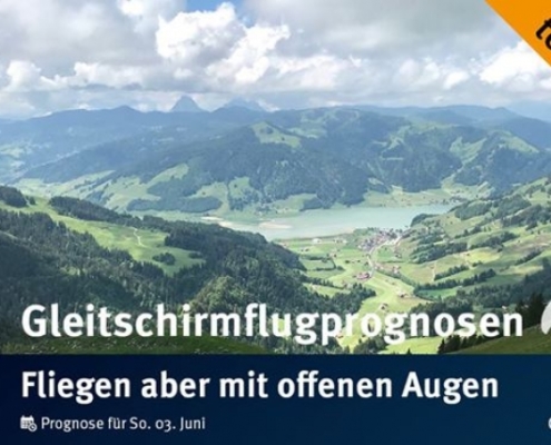 burnair Gleitschirmflugprognose für Sonntag 03. Juni Am Morgen Cirren, später
