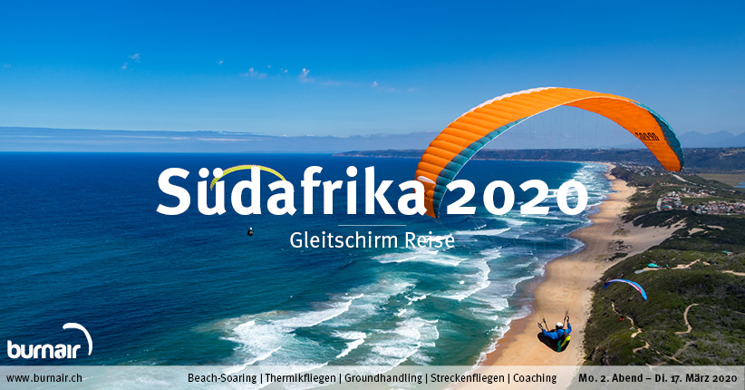 Südafrika 2020 – Gleitschirm Reise