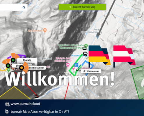 burnair Map Abos sowie burnair Live Tracking Abo neu für
