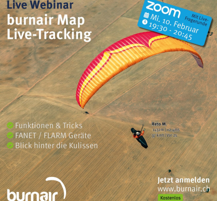 Heute Abend um 19:30 Live Webinar zum Thema burnair Map