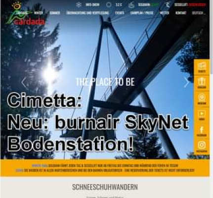 Cimetta (Tessin) neu mit burnair SkyNet Bodenstation