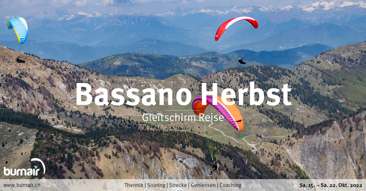 Bassano Herbst 2022 – Gleitschirm Reise